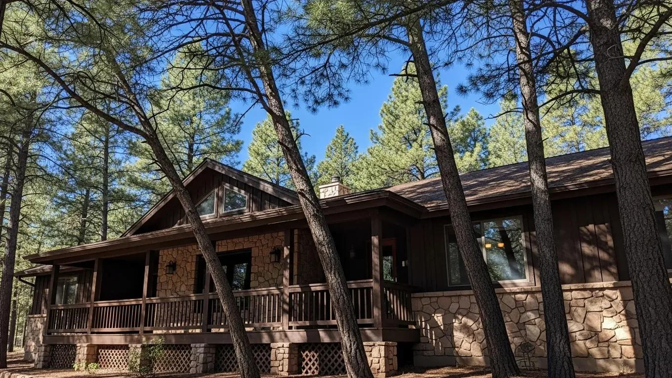 Interior painting and trim work on a Payson, AZ restoration project