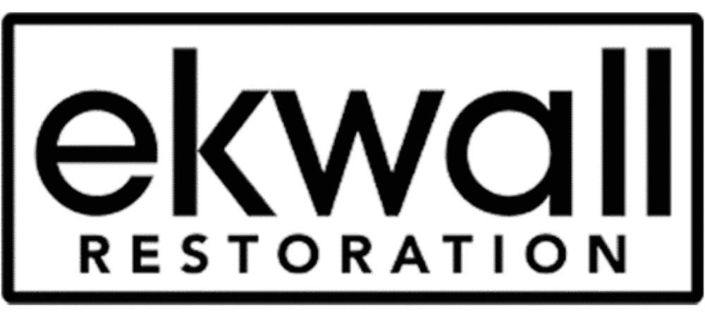 Ekwall Restoration logo featuring the brand name in bold typography, representing restoration services for mold inspections and water damage repair in Payson, AZ.